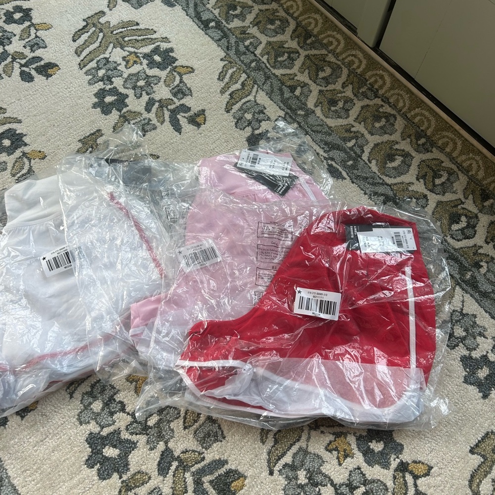 Gilly Hicks Red Lined Shorts